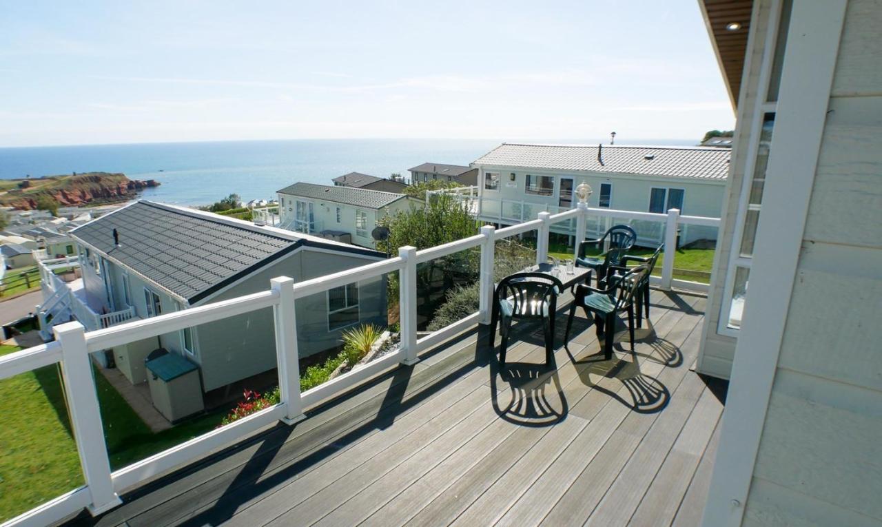 Luxury 3 Bed 2 Bath Lodge With Sea Views! Exmouth Exterior photo